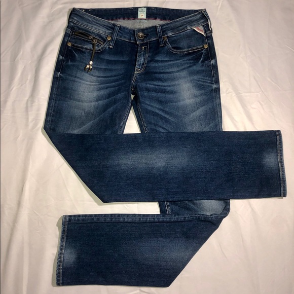 replay straight leg jeans